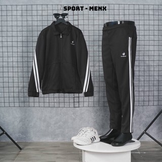 Bộ nỉ nam, đồ bộ thu đông lecoq sportif nam chất nỉ dày cao cấp mẫu mới 2022