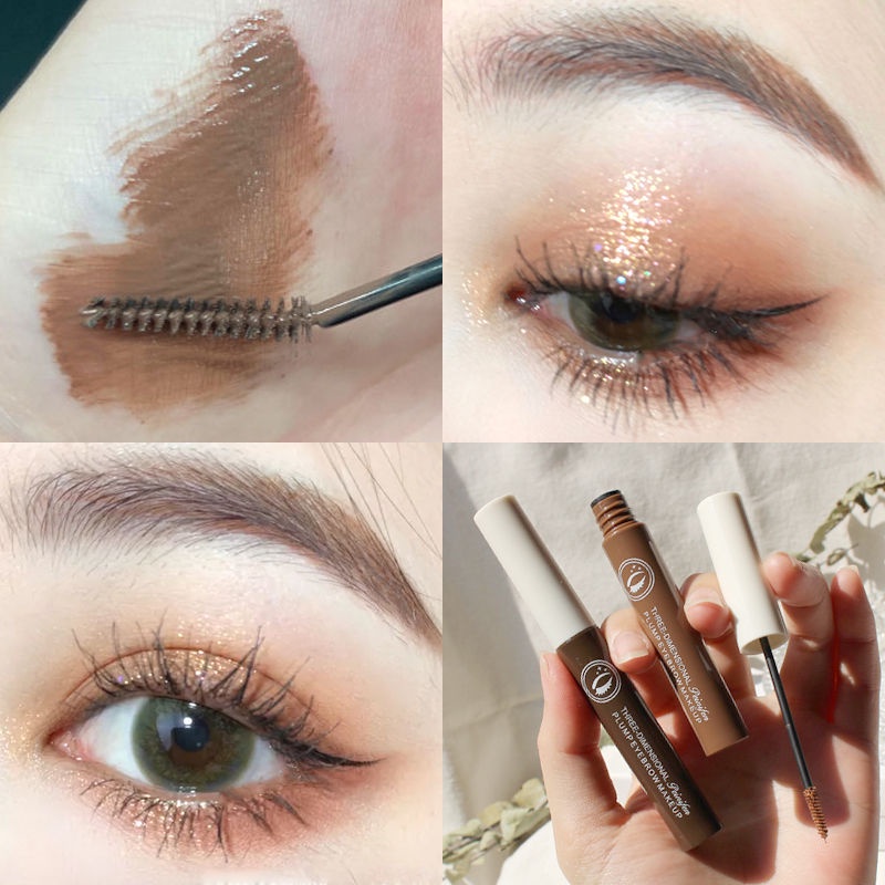 Mascara Chuốt Lông Mày Kháng Nước Lâu Trôi Kèm Cọ JP5