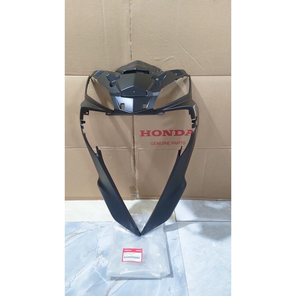 Bộ ốp trước - quây nạ trước HONDA WAVE RSX110 năm 2019 màu Đen nhám.  *TYPE8* *PB420* 64200K90VG0ZA