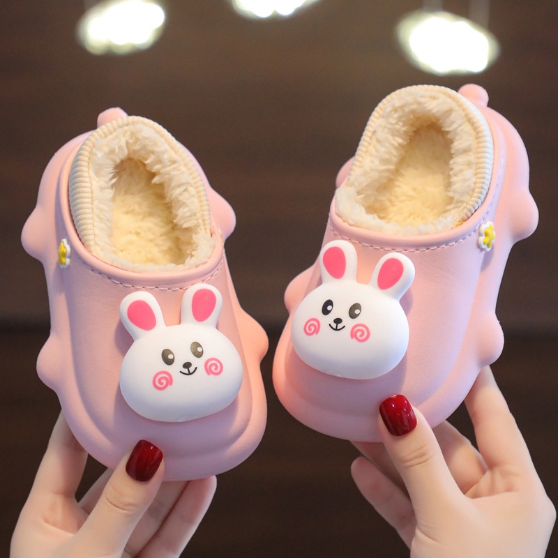 Dép Sục Bông Đi Trong Nhà Hình Mèo Hello Kitty Dễ Thương
