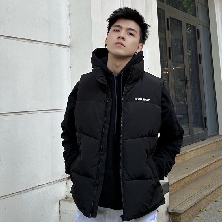 Áo Gile phao SUPLAND Faux Puffer Gilet