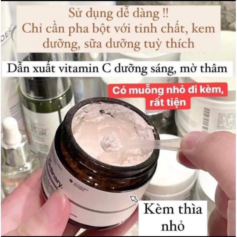 Bột The Ordinary Vitamin C 100% L-Ascorbic Acid Powder 20g