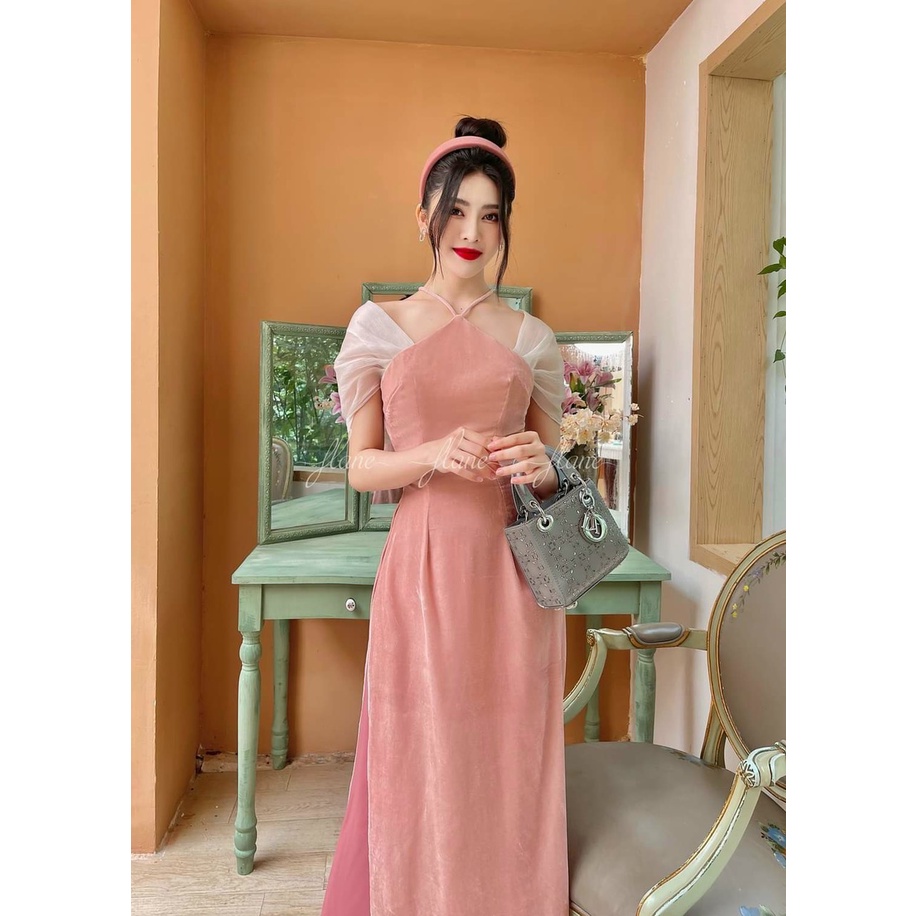 ÁO DÀI CÁCH TÂN HỞ VAI SIÊU ĐẸP CHO CÁC NÀNG