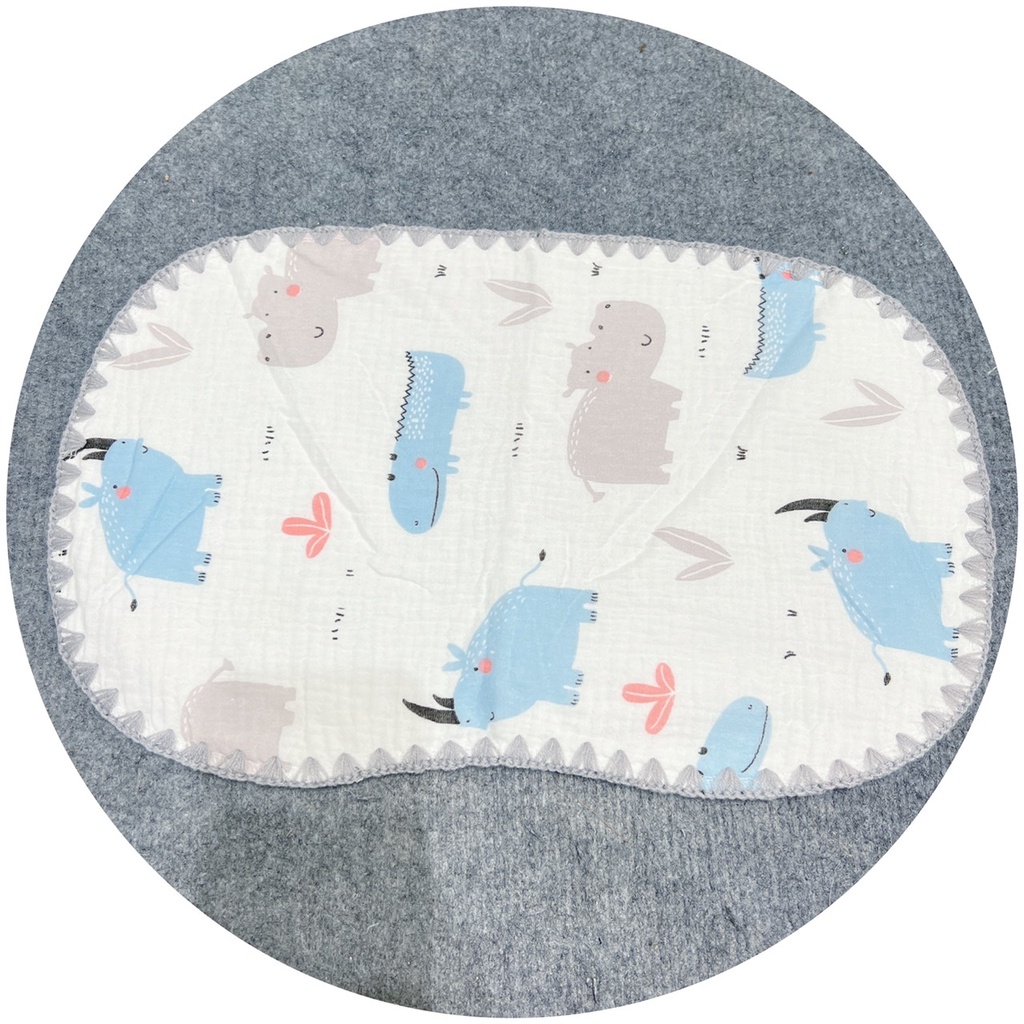 Gối xô muslinn tree 10 lớp cho bé trai/ be gái