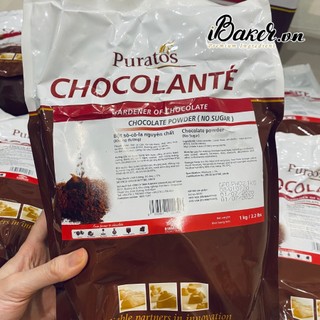 [1kg] Bột socola Puratos (bột cacao nguyên chất)