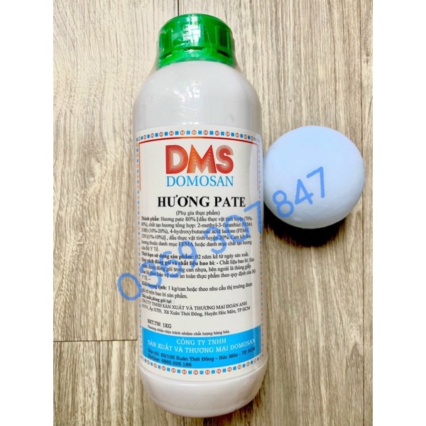 30ml hương pate tạo mùi thơm cho pate