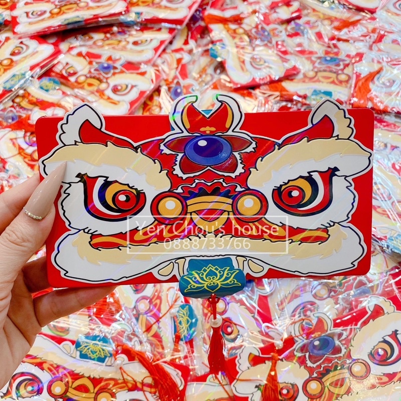 Bao lì xì năm mới gấp gọn mẫu năm mới