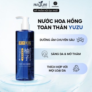 Dưỡng thể Nước Hoa Hồng Dưỡng Ẩm YUZU giàu Vitamin C Cho Da Sáng Mịn 500ml SU001