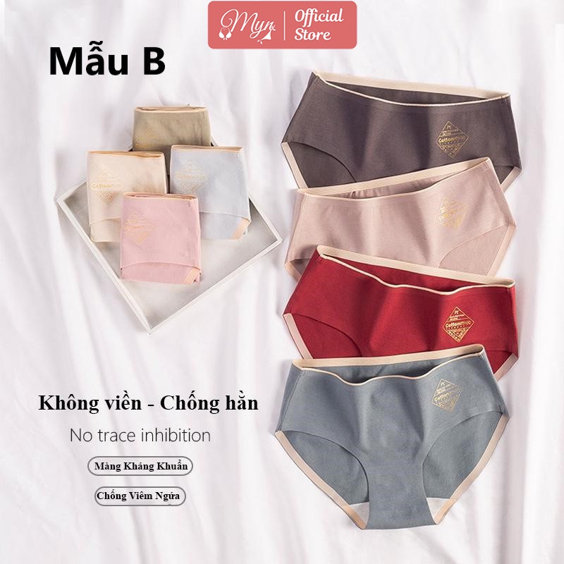 Quần lót cotton không đường may 02, quần lót nữ không viền xuất Nhật  MYN_UNDERWEAR
