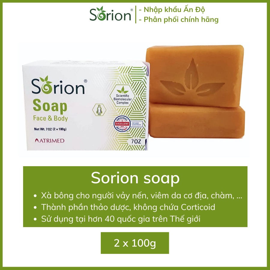 Xà bông thảo dược Sorion (Sorion Soap – 2x100g)