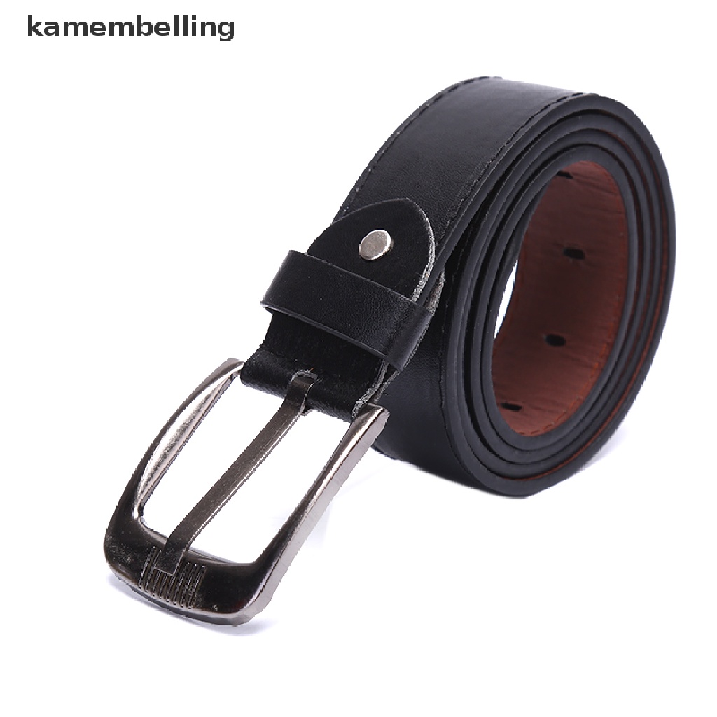 Thắt Lưng Da kamembelling Khóa Hợp Kim Cổ Điển Thời Trang Cho Nam