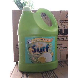 Nước Rửa Chén Surf Chanh Xả 3.5kg - - SURRC