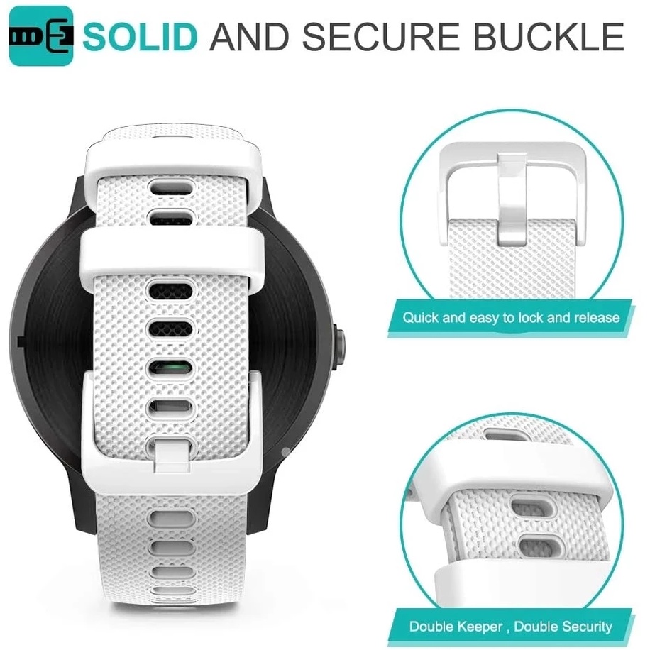 Dây Đeo Silicon 20mm 22mm Cho Đồng Hồ Thông Minh Huami Amazfit gtr 4 3 Pro 2 2e / gtr 42MM 47MM / GTS 4 3 2 2e / gts4 2 mini