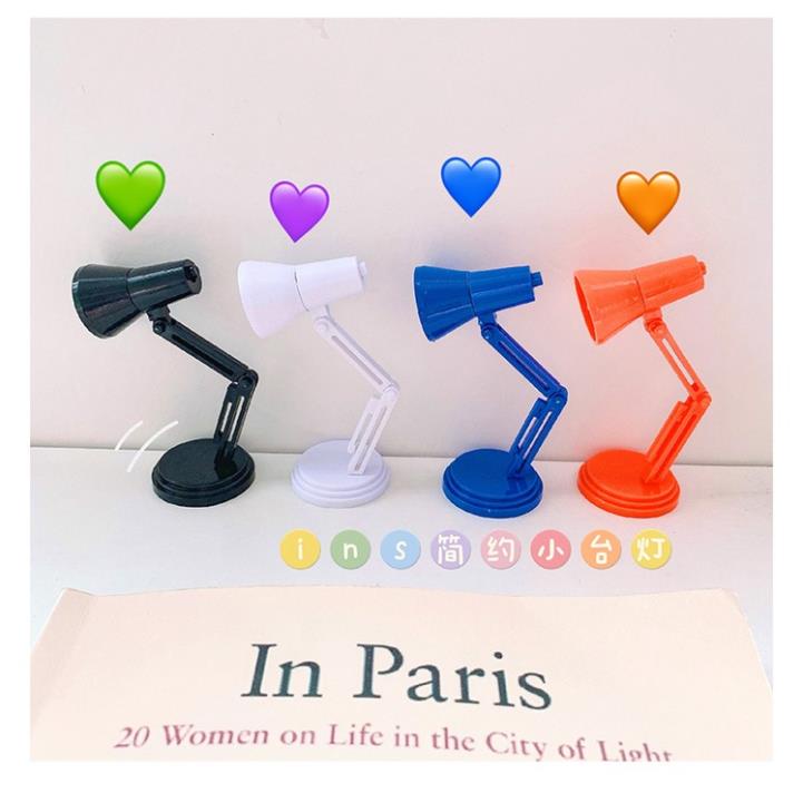 Đèn Đọc Sách Led Mini Để Bàn, Kẹp Sách Vở Decor Bàn Học Xinh Xắn