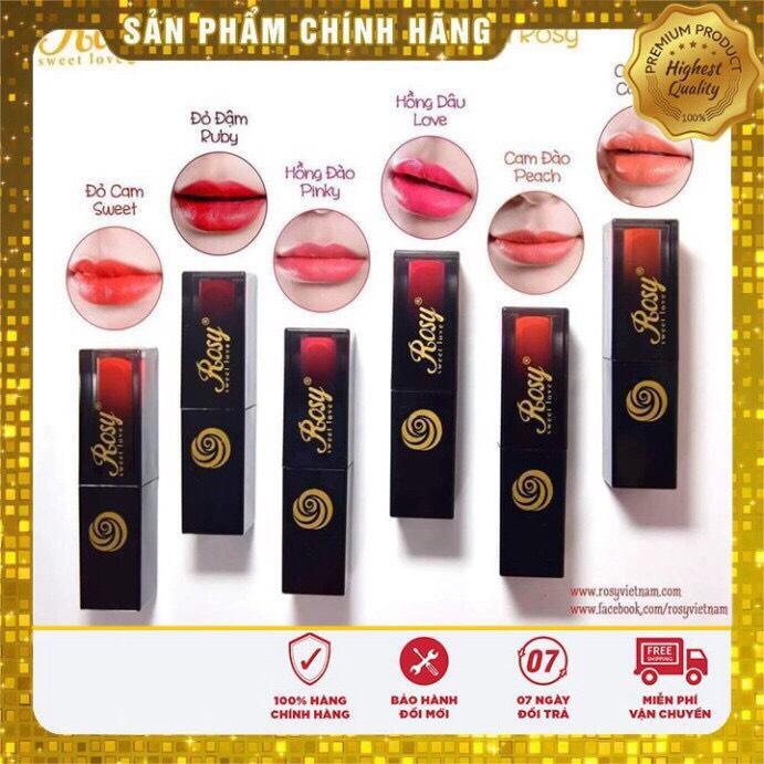 Son kem rosy không chì, lên màu chuẩn , mềm môi chính hãng