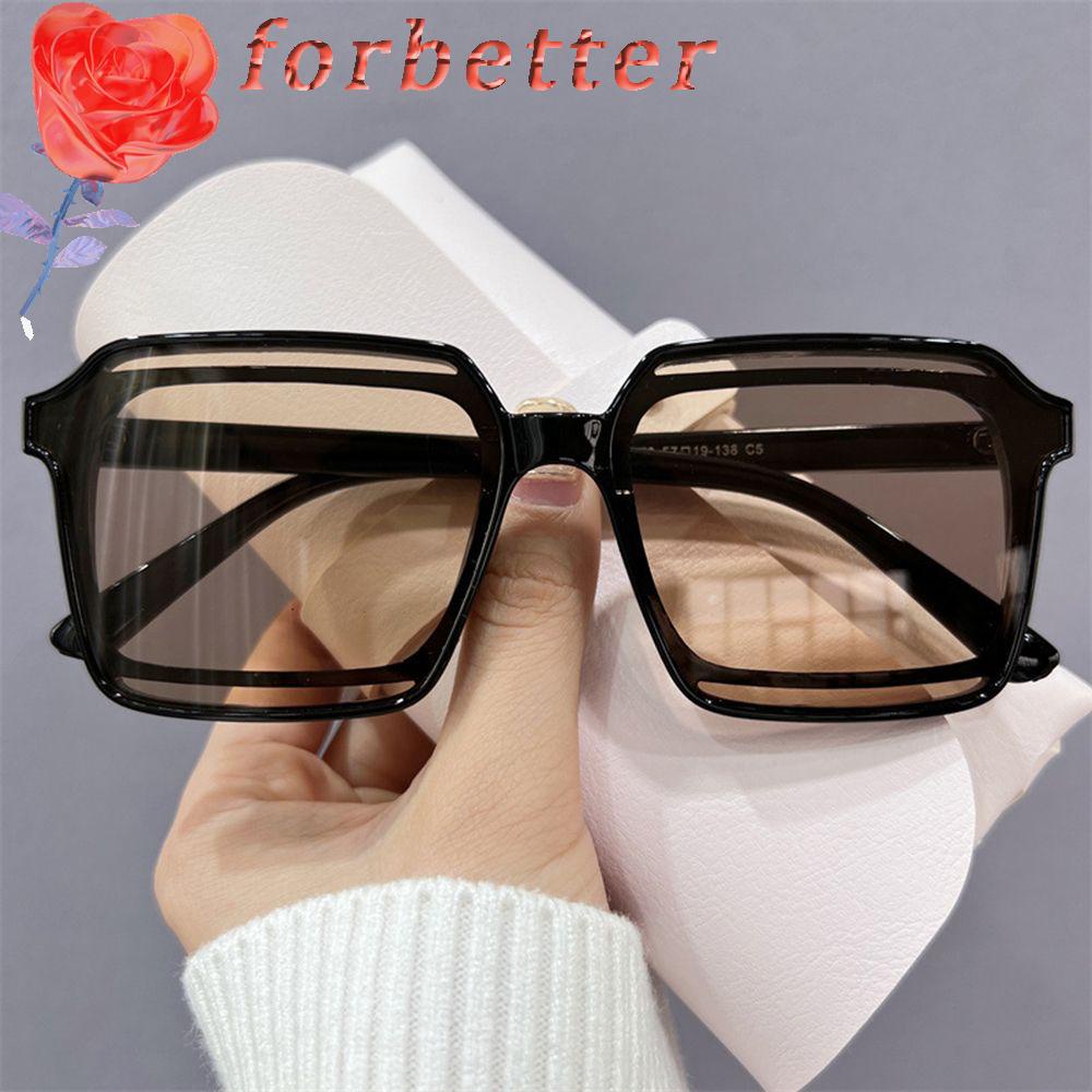 Kính mát gọng vuông chống tia uv phong cách cổ điển thời trang cho nữ