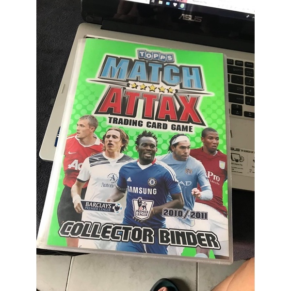 Full Album Match Attax 2010/11 bộ sưu tập thẻ cầu thủ Match Attax đã sưu tập đủ bộ ( 462 Thẻ )