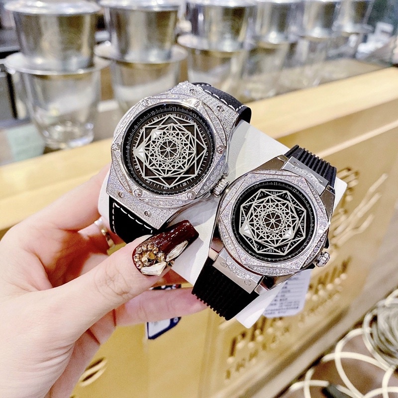 Đồng hồ cặp chính hãng hanboro nam cơ nữ pin đẹp độc lạ LUTOS WATCH