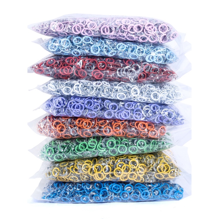 Bộ Nút Bấm Quần Áo Bằng Kim Loại 10 Màu Không Kèm Kìm Chuyên Dụng