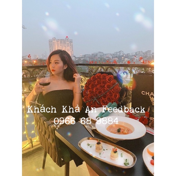 Bó hoa Nhũ vĩnh cửu 35 bông cực đẹp, to. Khách HN đặt qua Nowship nhận sau 1-2h