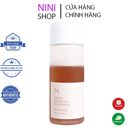 Tinh Chất Dưỡng Ẩm, Ngừa Lão Hóa Dr.Ceuracle Vegan Kombucha Tea Essence 150ml - Ninishop