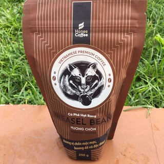 Cà phê hạt rang xay hương chồn honee coffee 250g