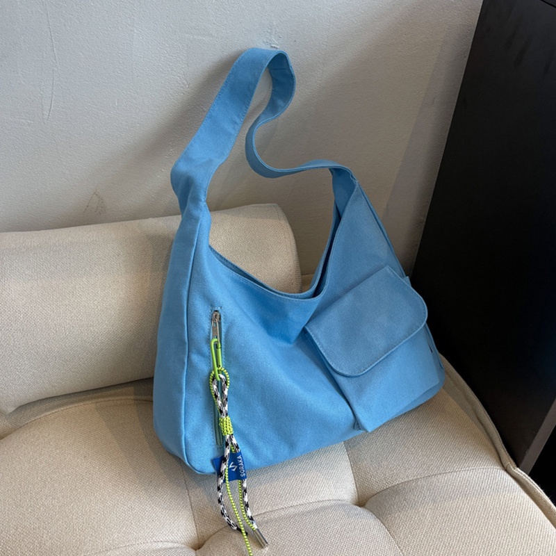 Túi Xách Đeo Vai Bằng Vải Bạt Sức Chứa Lớn Phong Cách Mori Mới 2022 JP5