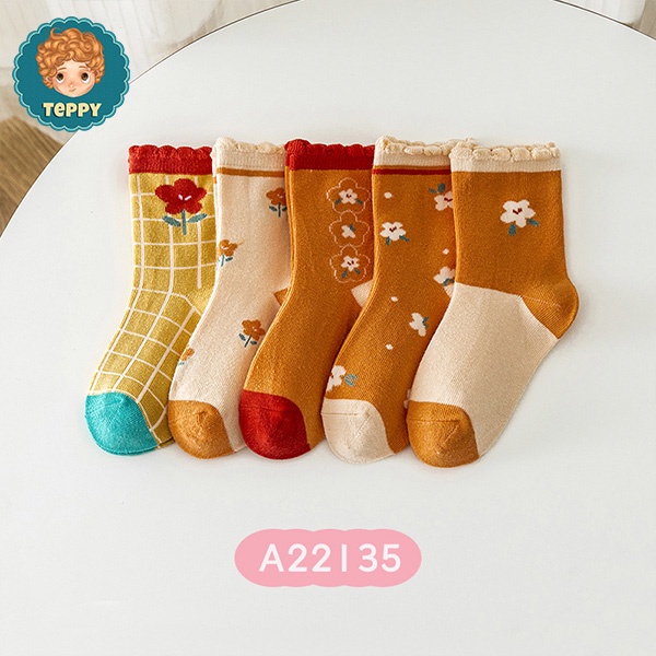 Set 5 đôi tất, vớ cho bé nhiều mẫu