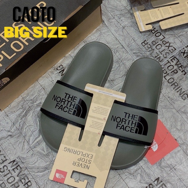 Dép Nam The North Face Đế Mềm Màu Xám Big Size - Dép Big Size Nam 45 46 47 48