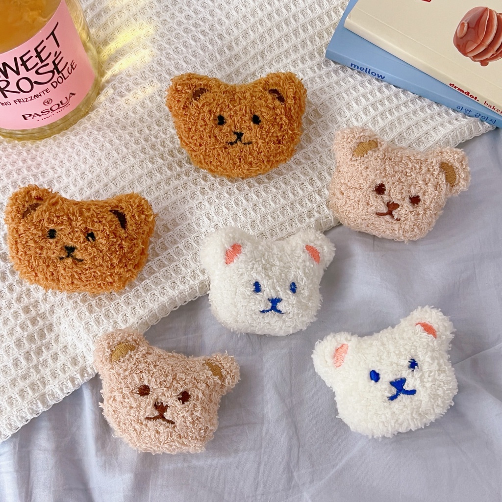 Ghim Cài Áo Hình Gấu Bông Hoạt Hình Đáng Yêu Dành Cho Bé Gái