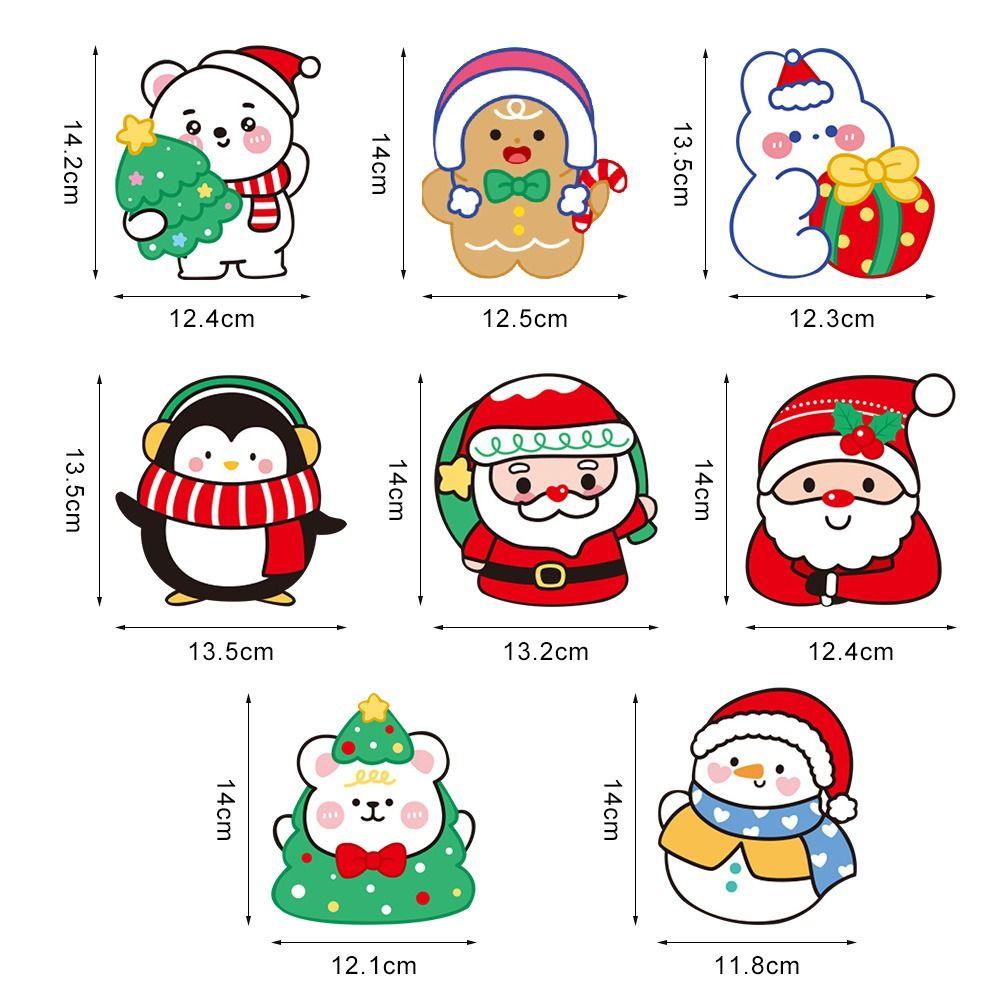 Set 5 Tấm Thẻ Bài Chúc Mừng Giáng Sinh Dễ Thương Xinh Xắn