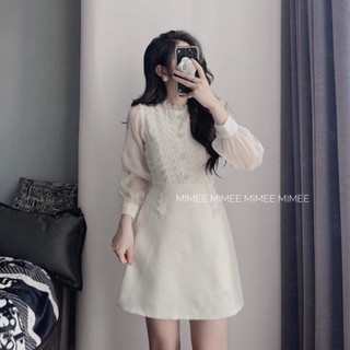 Váy dạ tweed tiểu thư C82 mimee