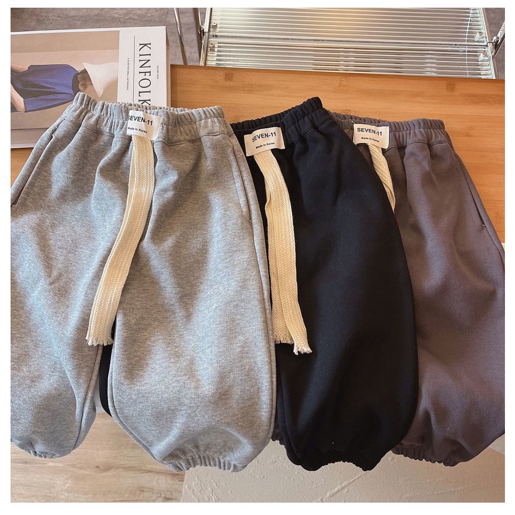 Quần Thể Thao Dáng Rộng Thoải Mái Phong Cách Thời Trang Hàn Quốc