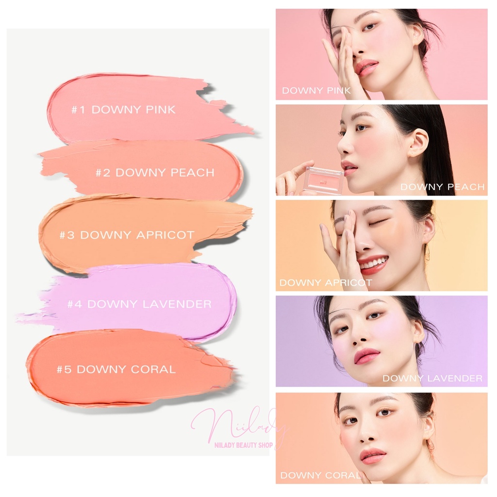 Má hồng kem Bbia Downy Cheek