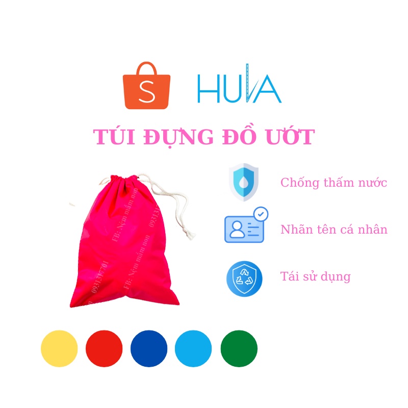 TÚI ĐỰNG ĐỒ DƠ CHO BÉ ĐI HỌC – TÚI ĐỰNG ĐỒ ƯỚT ĐI BƠI, ĐI BIỂN (HỒNG)