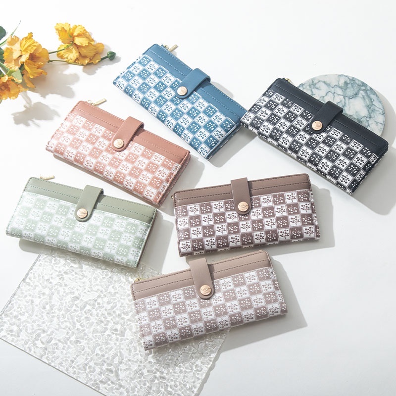 Ví Da PU Dài Thời Trang Xinh Xắn Dành Cho Nữ