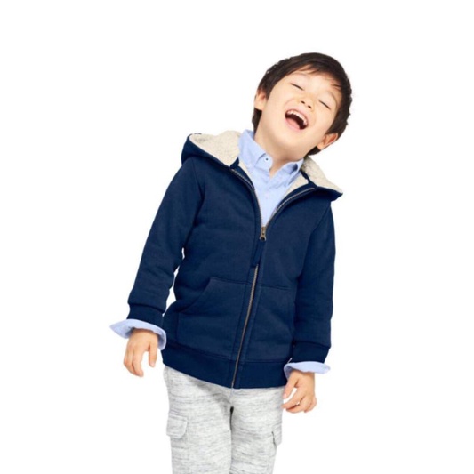 Áo khoác nỉ lót lông cừu Lands'end