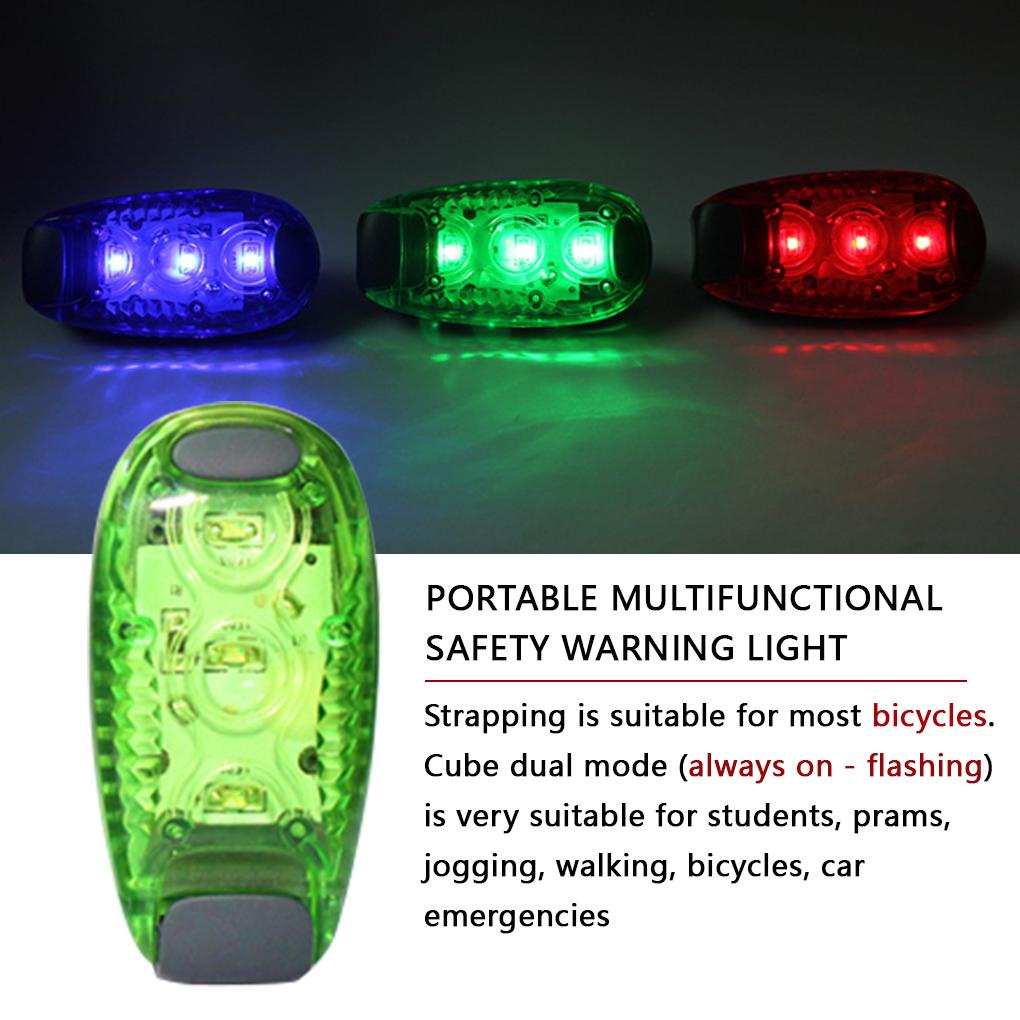 Đèn LED Cảnh Báo Hai Chế Độ Gắn Đuôi Xe Đạp Ban Đêm Đa Năng Chống Thấm Nước