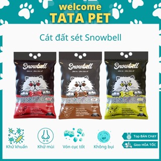 Cát vệ sinh cho mèo Snowbell Bentonite hương giá rẻ
