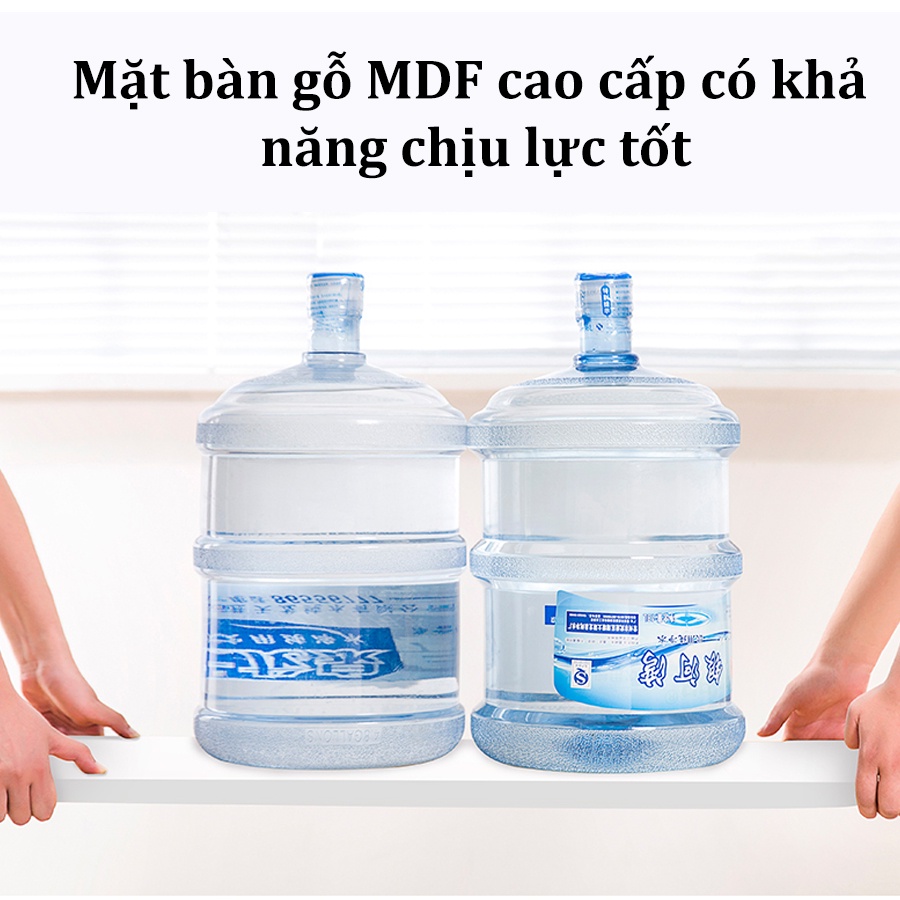 Bàn trang điểm LED 2 ngăn kéo, phong cách hiện đại, 2 màu Trắng - Vân Gỗ trang nhã (Mã AK02) | BigBuy360 - bigbuy360.vn