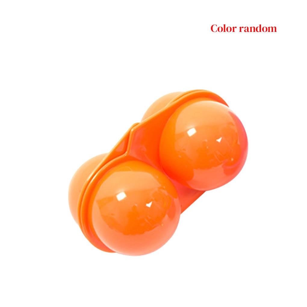 Hộp Đựng Trứng 6 Ngăn Bằng Nhựa Màu Sắc Ngẫu Nhiên Tiện Dụng Mang Theo Du Lịch Cắm Trại