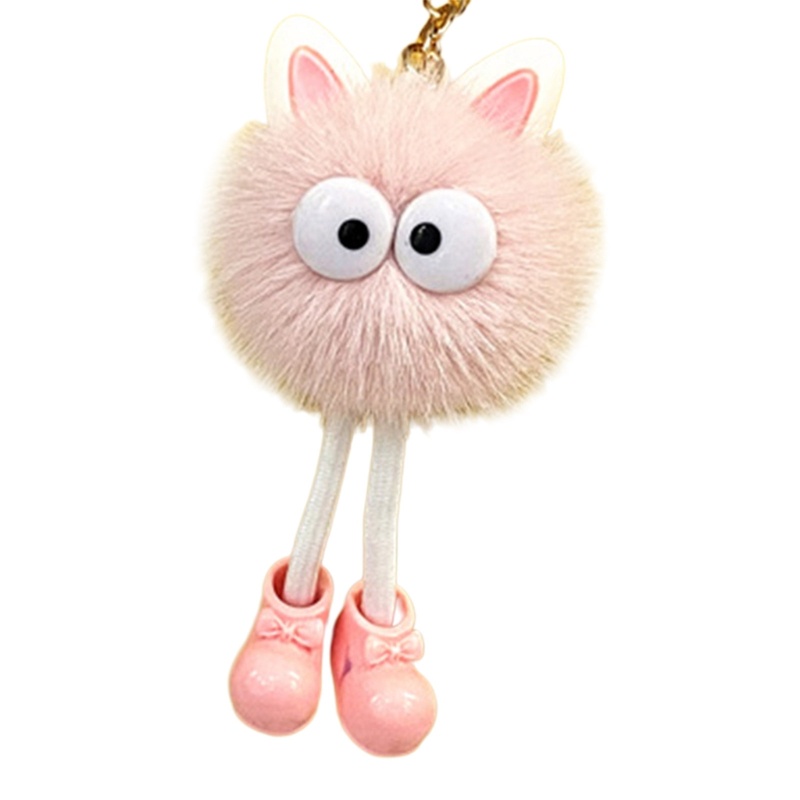 Móc Khóa Hình Thú Nhồi Bông Mềm Mại Dễ Thương Trang Trí Ba Lô