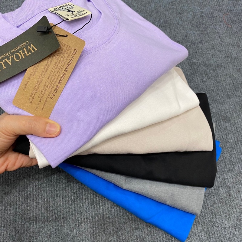 Áo thun trơn cotton