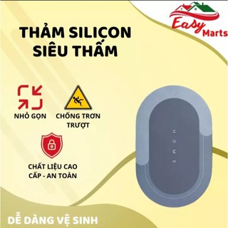 Thảm chùi chân siêu thấm hút nước - thảm vải -thảm silicon