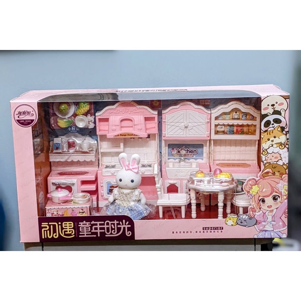 Mô Hình Đồ Chơi Nhà Của Thỏ