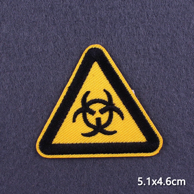 Sticker ủi nhiệt thêu logo đơn giản hình hoạt hình Hippie độc đáo - Patch ủi quần áo balo H28
