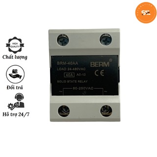 Rơ le bán dẫn ssr brm-40da/60da/100da hãng berm