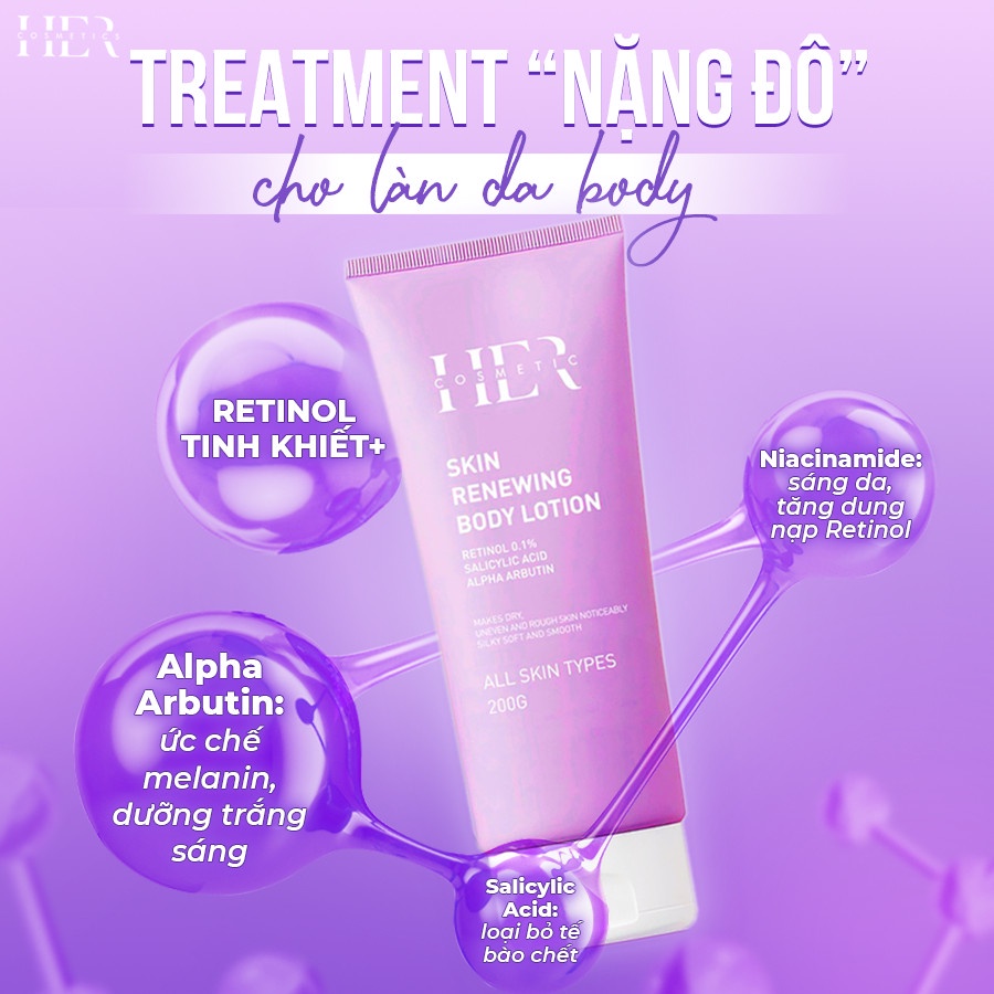 Kem Skin Renewing Body Lotion 200g Tặng Túi Tắm Trắng 50gr