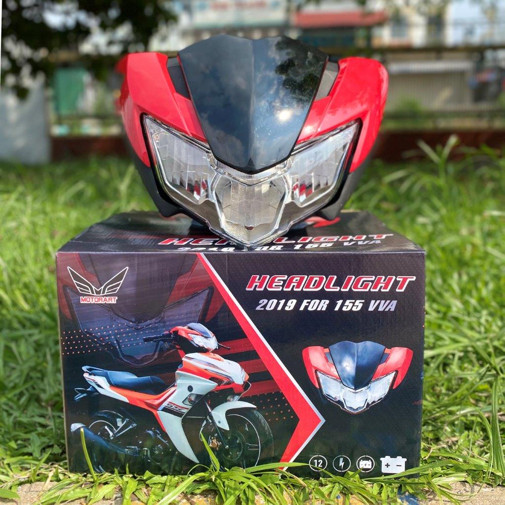 Bộ đầu đèn Exciter 155 mẫu Exciter 2019 lắp như zin.