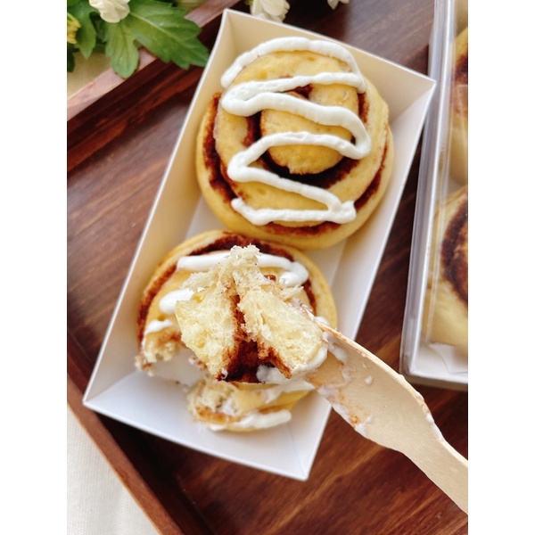 Bánh cuộn quế kem phô mai The Happy Kitchen ăn kiêng eat clean